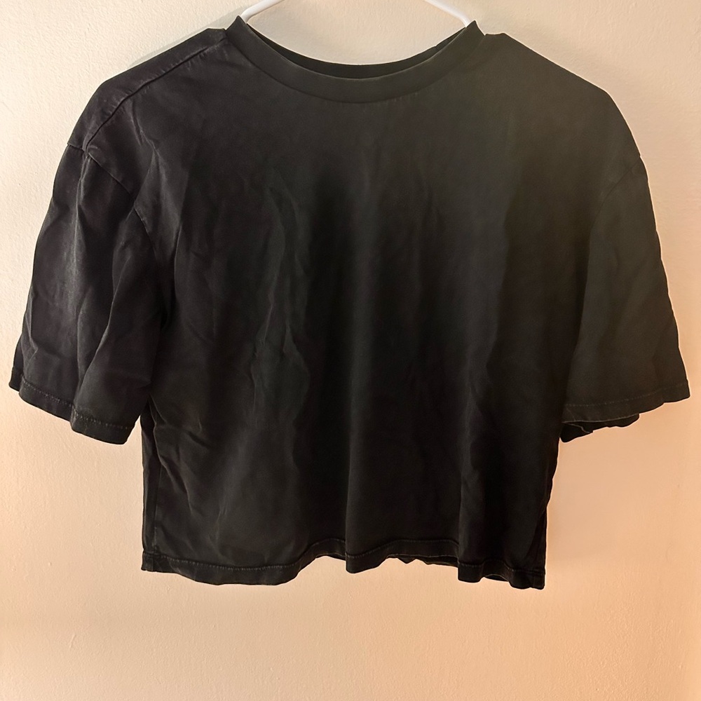 Target Black Crop Top